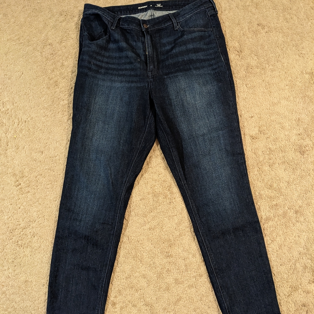 Old Navy Women's Dark Blue Skinny Jeans